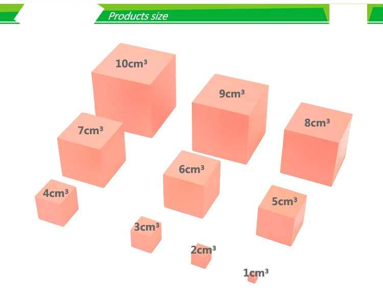 Large Montessori Pink Tower - HAPPY GUMNUT