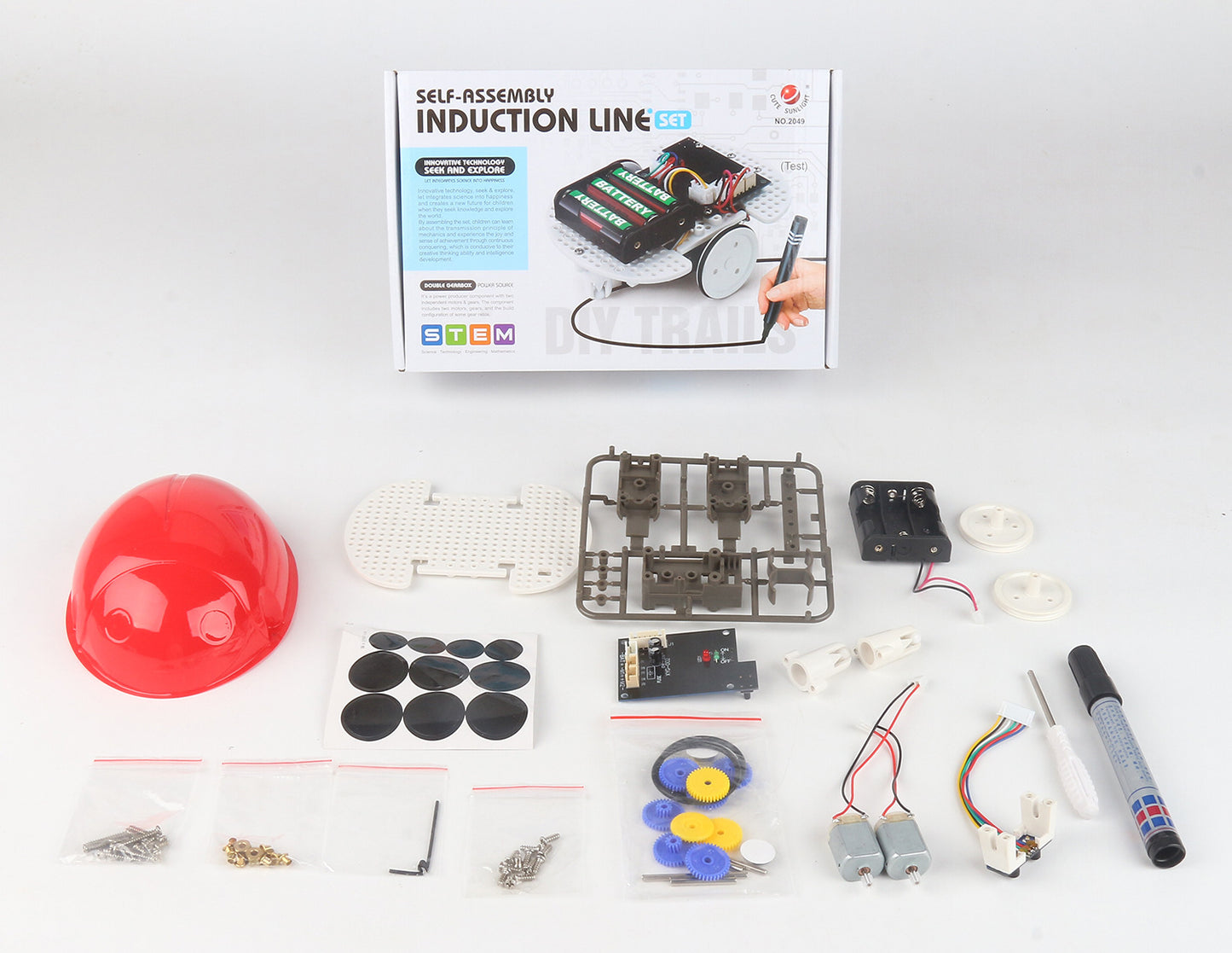 Kids STEM Sciences Build a Car Cart Vehicle Kit - HAPPY GUMNUT