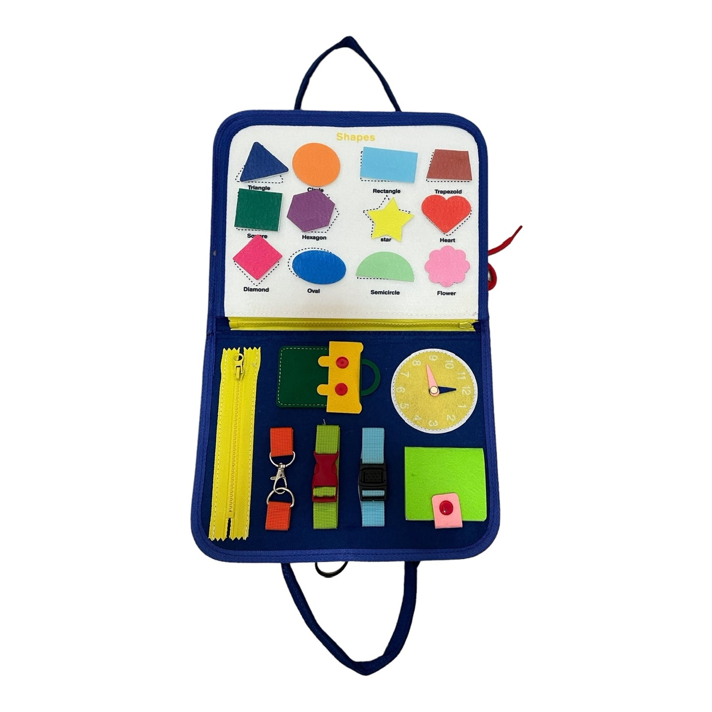 Montessori Inspired Portable Dinosaur Busy Board Quiet Book - HAPPY GUMNUT