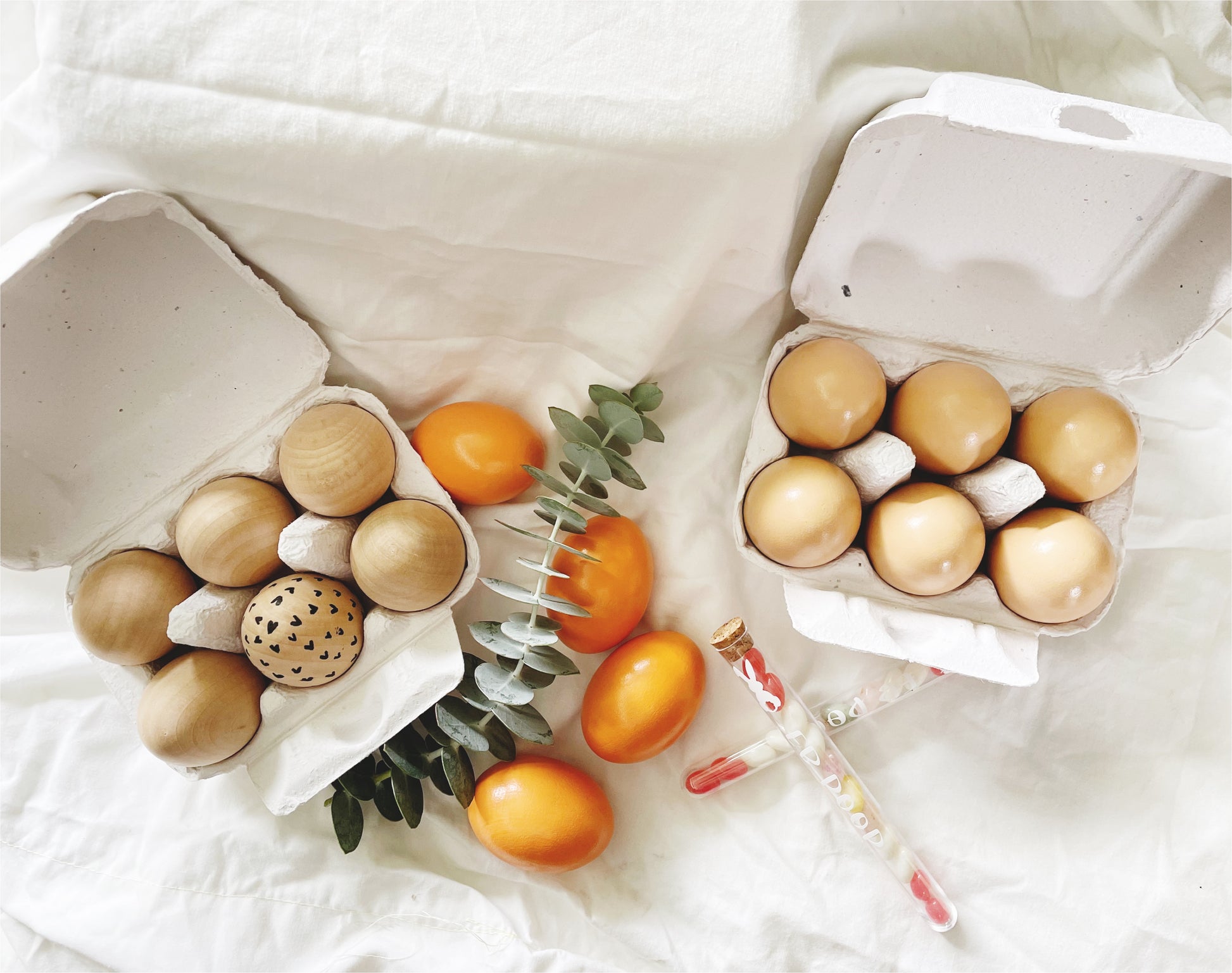 Jumbo Solid Wooden Egg - HAPPY GUMNUT