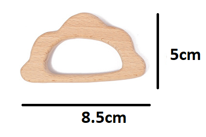 Kids Play Natural Wooden Shapes DIY Craft Materials - HAPPY GUMNUT