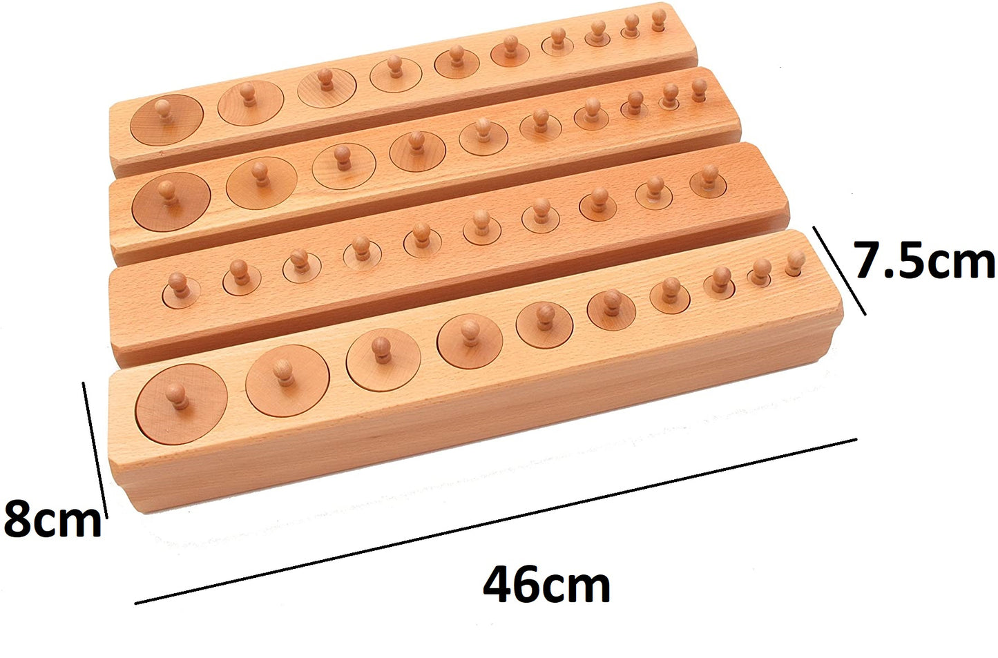 Montessori LARGE Knob Cylinders - HAPPY GUMNUT