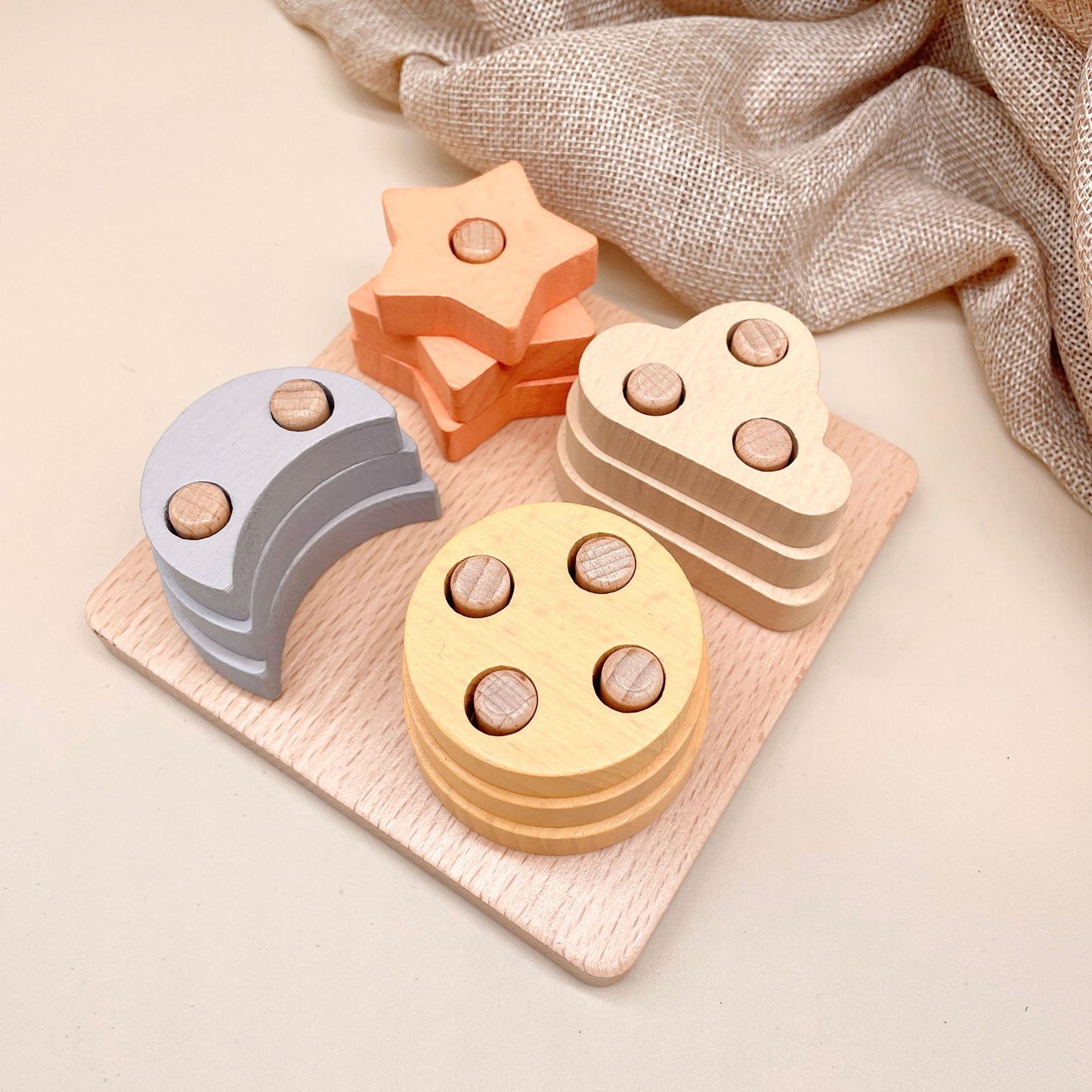 Montessori Wooden Toy Bundle C - HAPPY GUMNUT