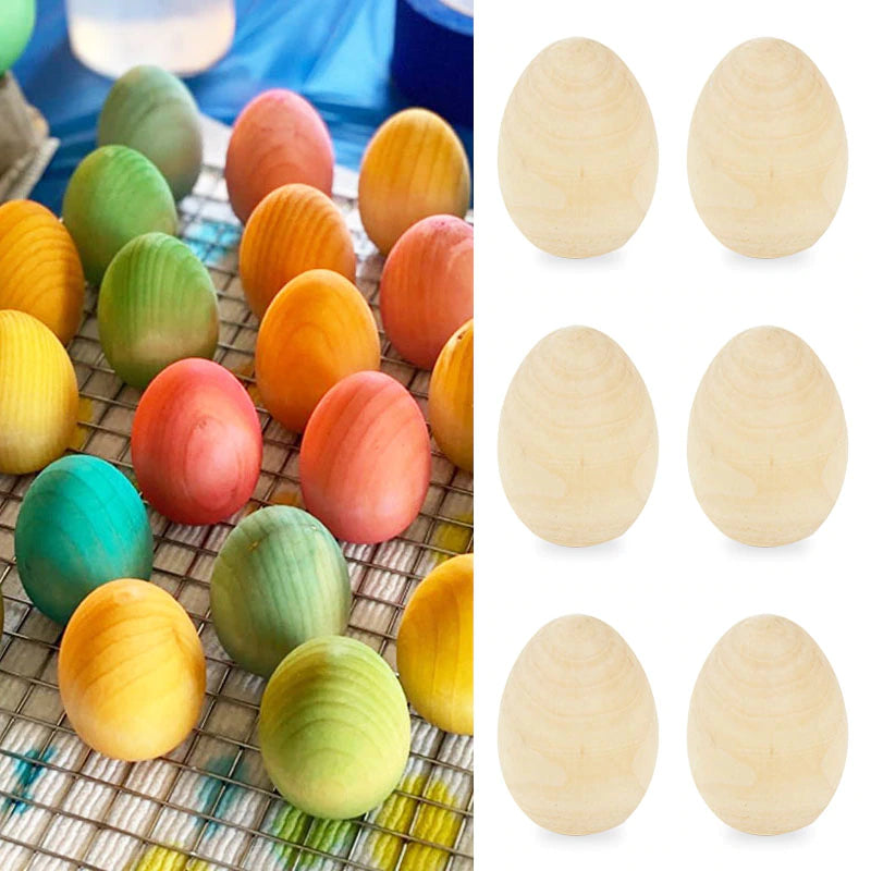 Jumbo Solid Wooden Egg - HAPPY GUMNUT
