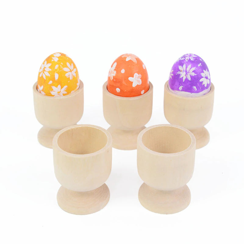 Jumbo Solid Wooden Egg - HAPPY GUMNUT