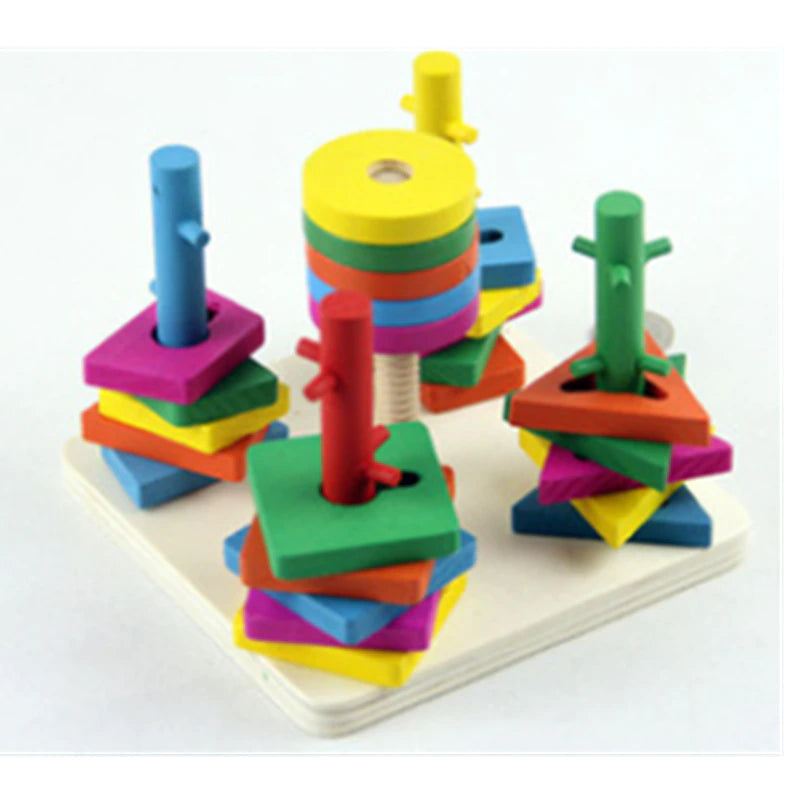 5 Column Shape Sorter - HAPPY GUMNUT