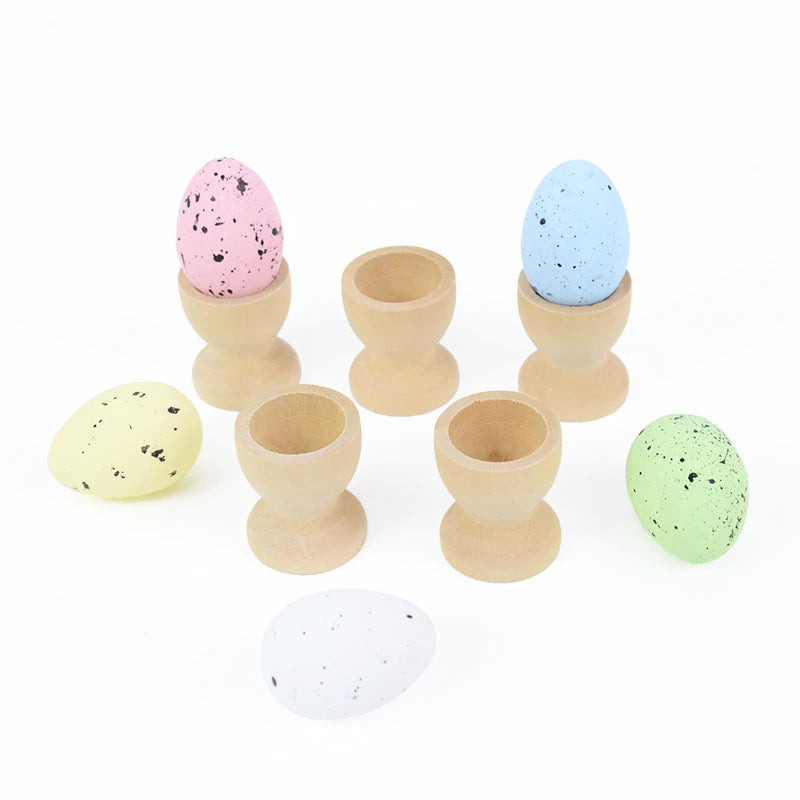 Jumbo Solid Wooden Egg - HAPPY GUMNUT