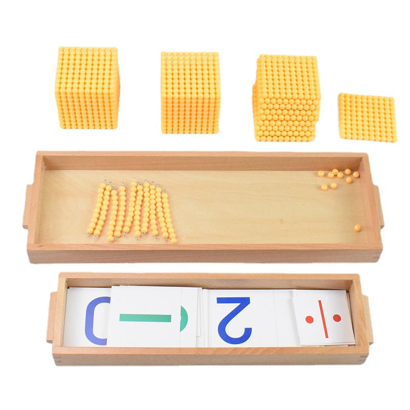 Montessori Introduction To Decimal Quantity Bank - HAPPY GUMNUT