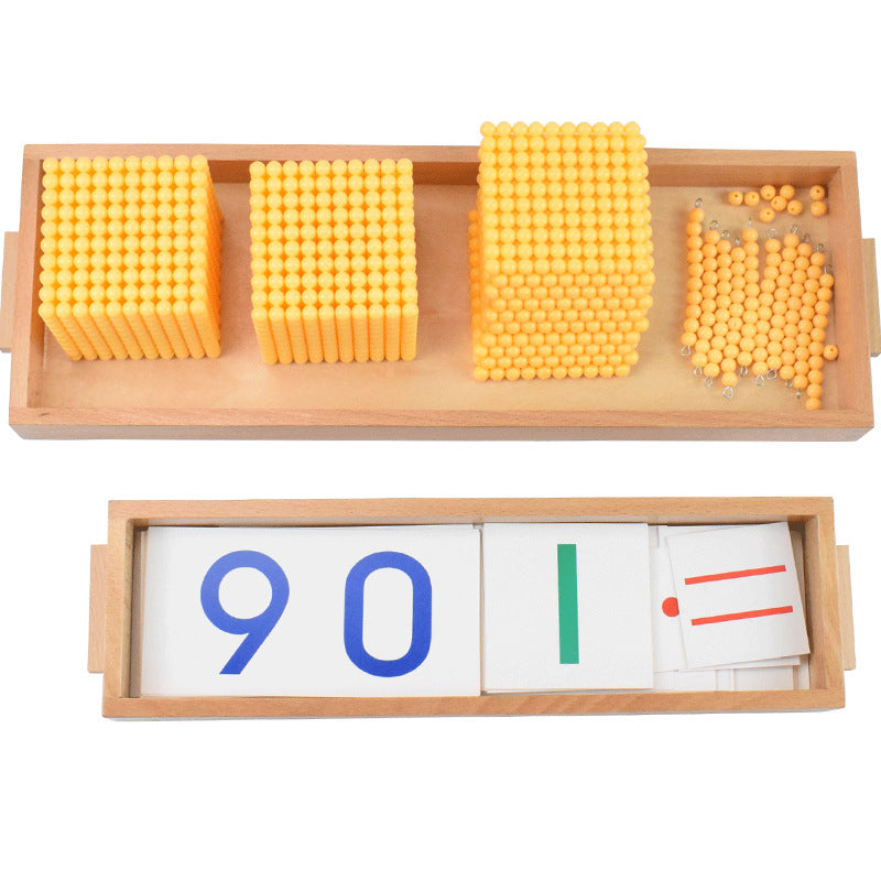 Montessori Introduction To Decimal Quantity Bank - HAPPY GUMNUT