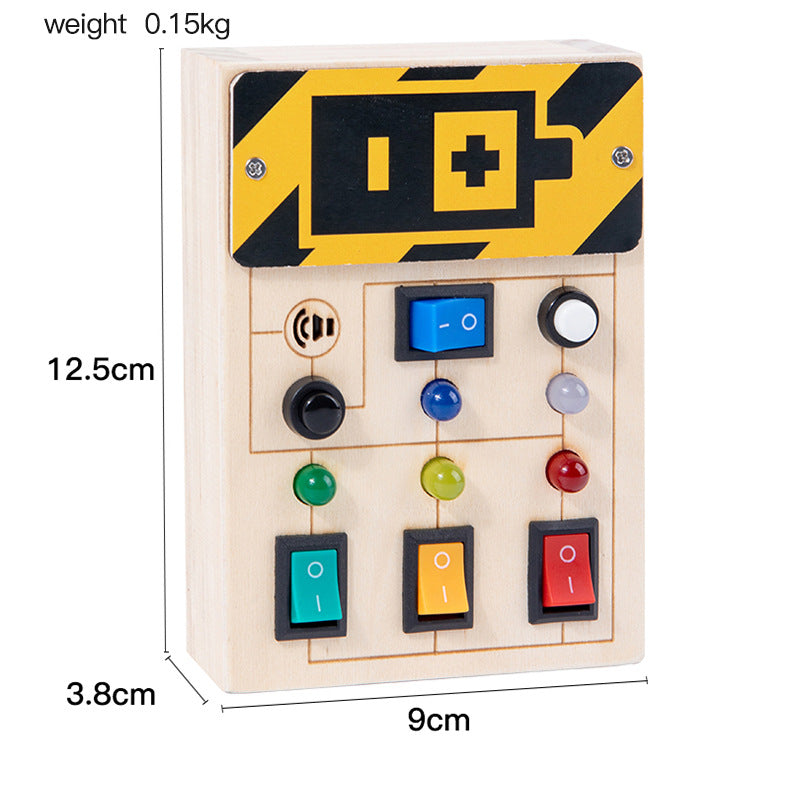 Portable LED Light Switches Busy Board A - HAPPY GUMNUT