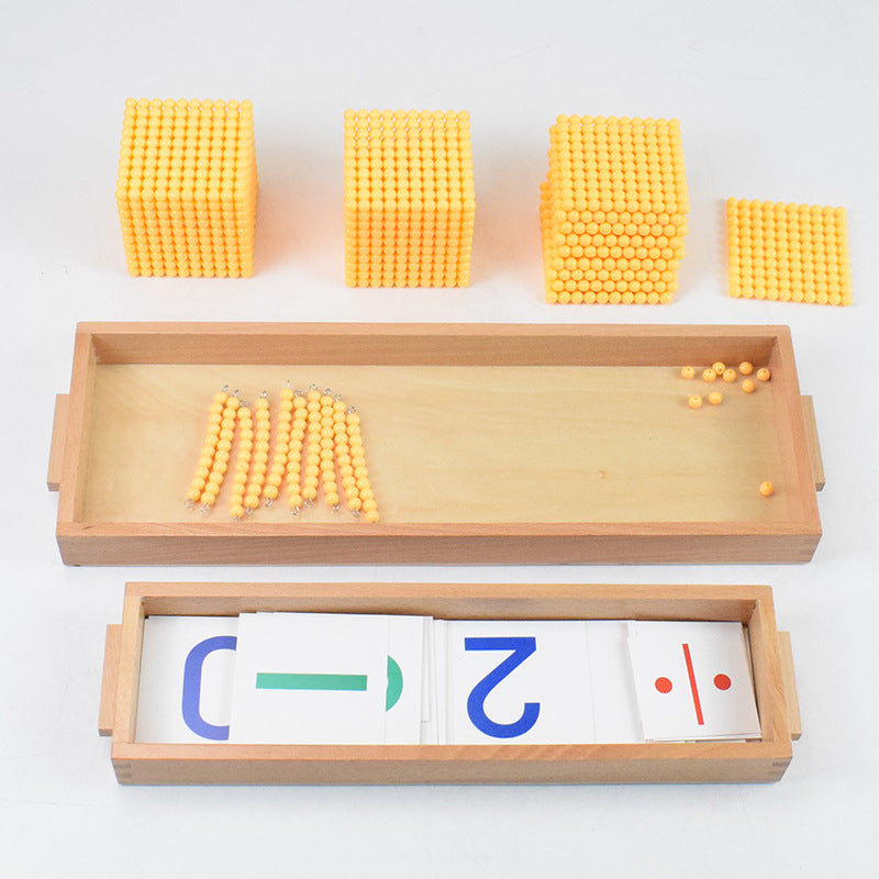 Montessori Introduction To Decimal Quantity Bank - HAPPY GUMNUT