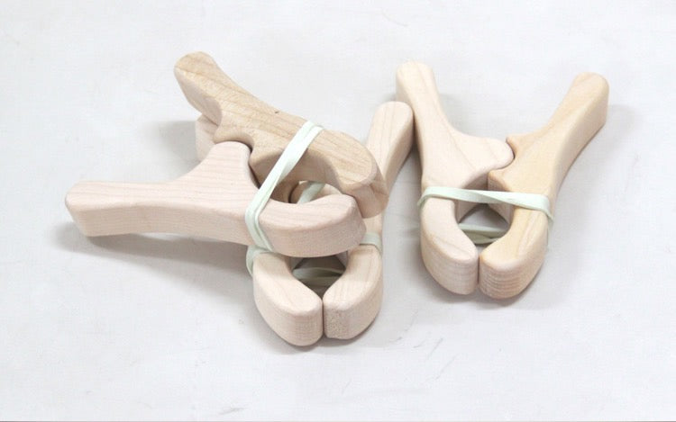 Silks Play Wood Clips Pegs - HAPPY GUMNUT
