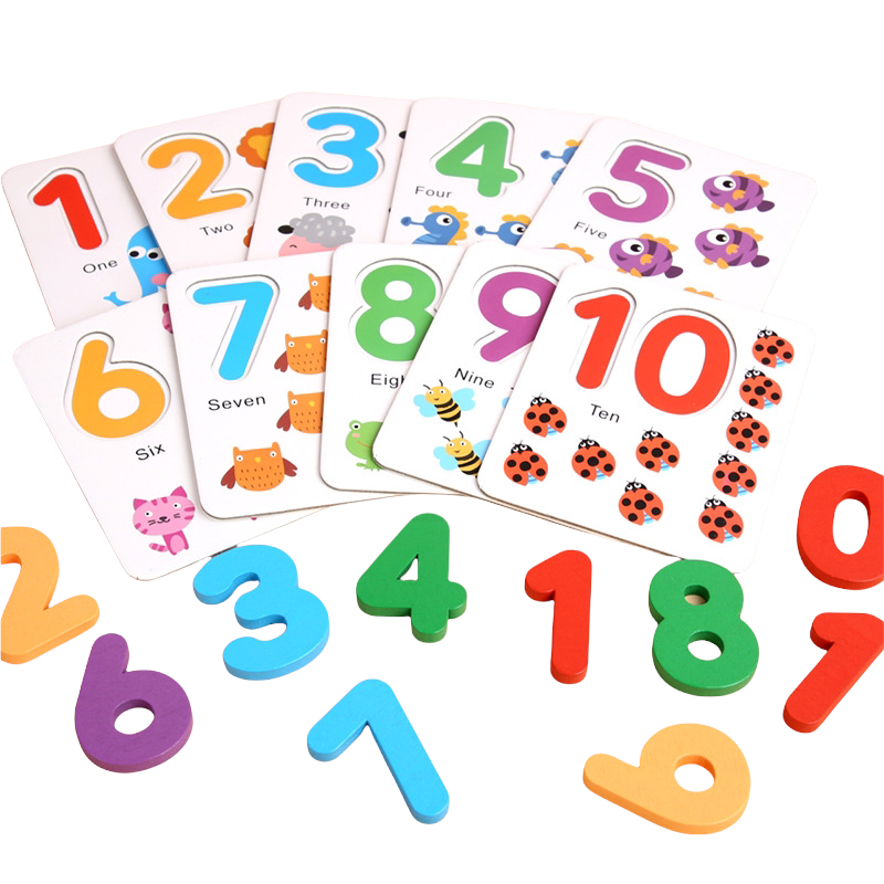 Wooden Spelling Word Learning and Maths and Numbers Activity Set - HAPPY GUMNUT