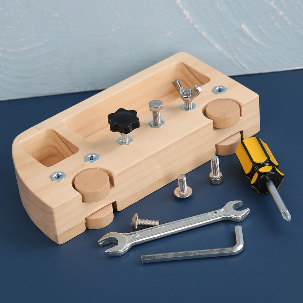 Montessori Car Multi Tool ScrewDriver Board - HAPPY GUMNUT