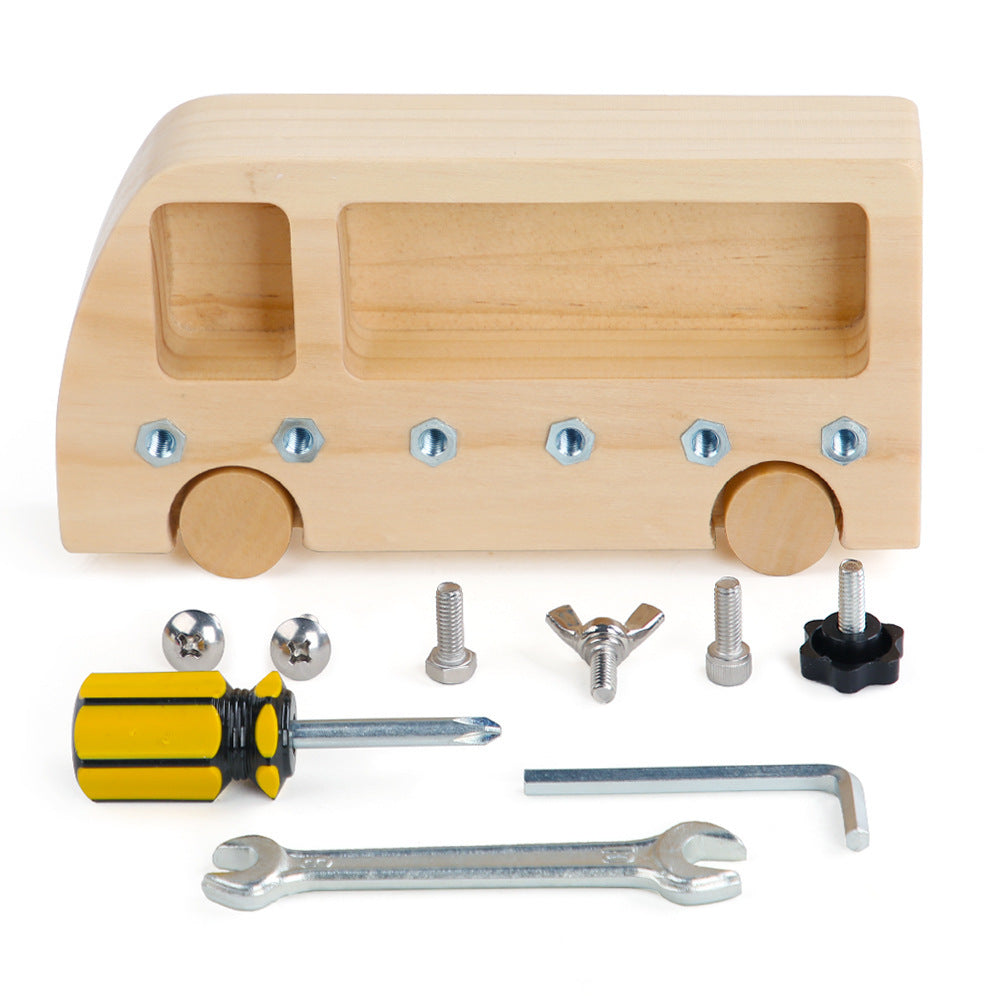 Montessori Car Multi Tool ScrewDriver Board - HAPPY GUMNUT
