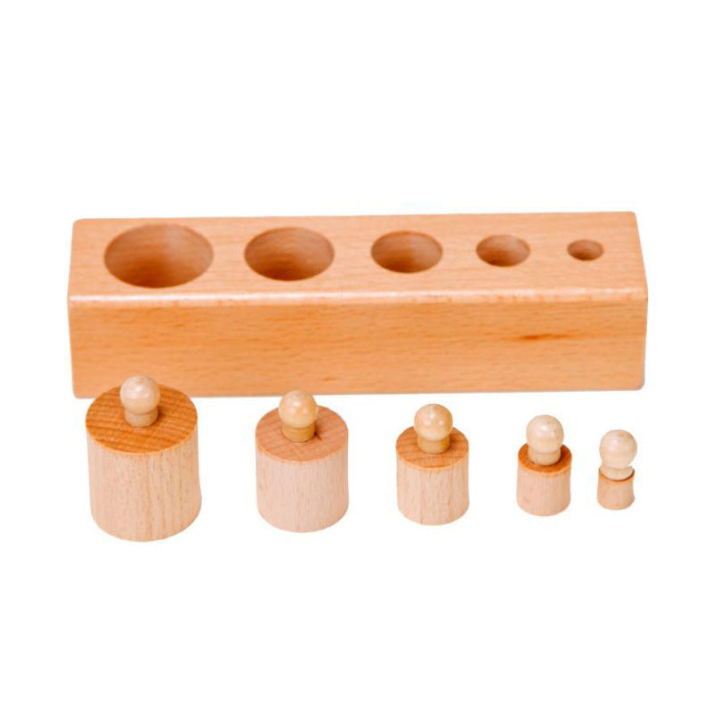 Montessori Knobbed Cylinders Set of 4 - HAPPY GUMNUT