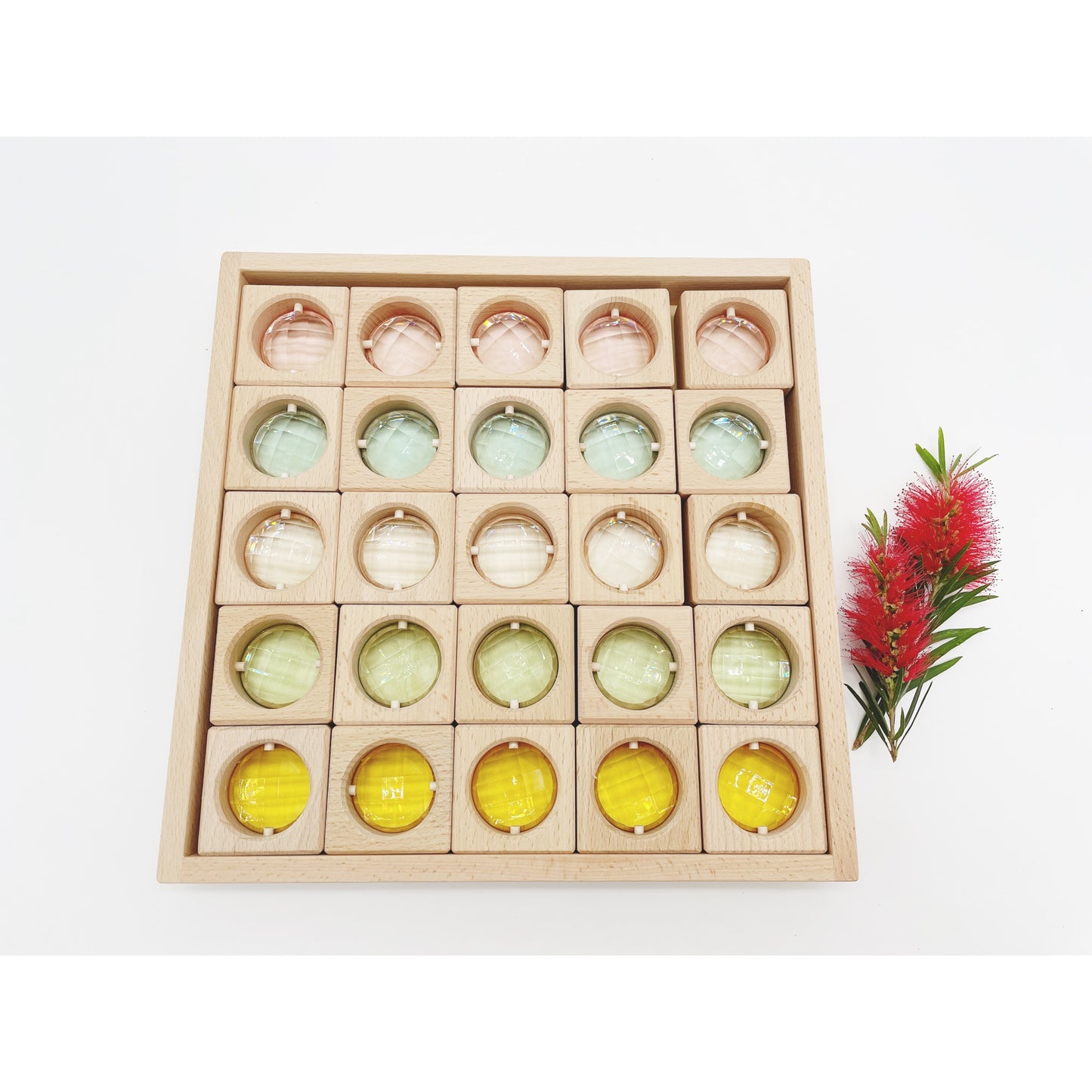 Gem Stone Building Blocks Set Acrylic See Through - HAPPY GUMNUT