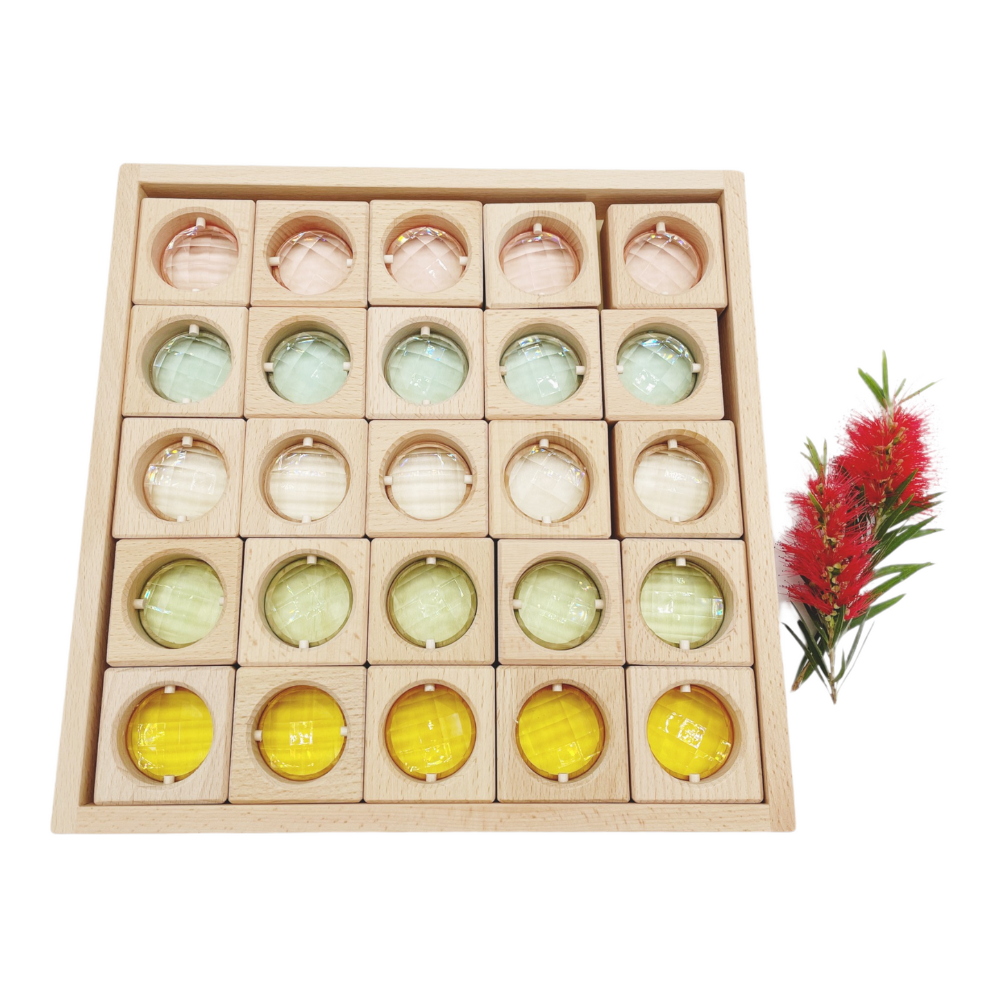 Gem Stone Building Blocks Set Acrylic See Through - HAPPY GUMNUT