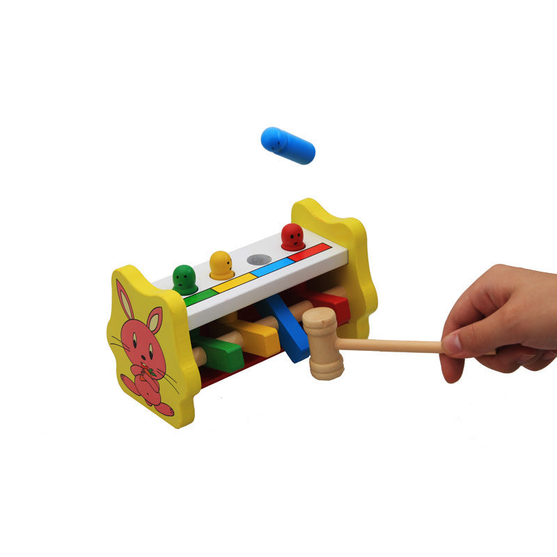 Classic Wooden Pop-up Toy Hammering and Pounding Toy for Toddler - HAPPY GUMNUT