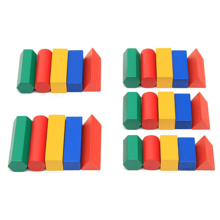 Montessori Geometric 3D Shape Sorting Game Ladder - HAPPY GUMNUT