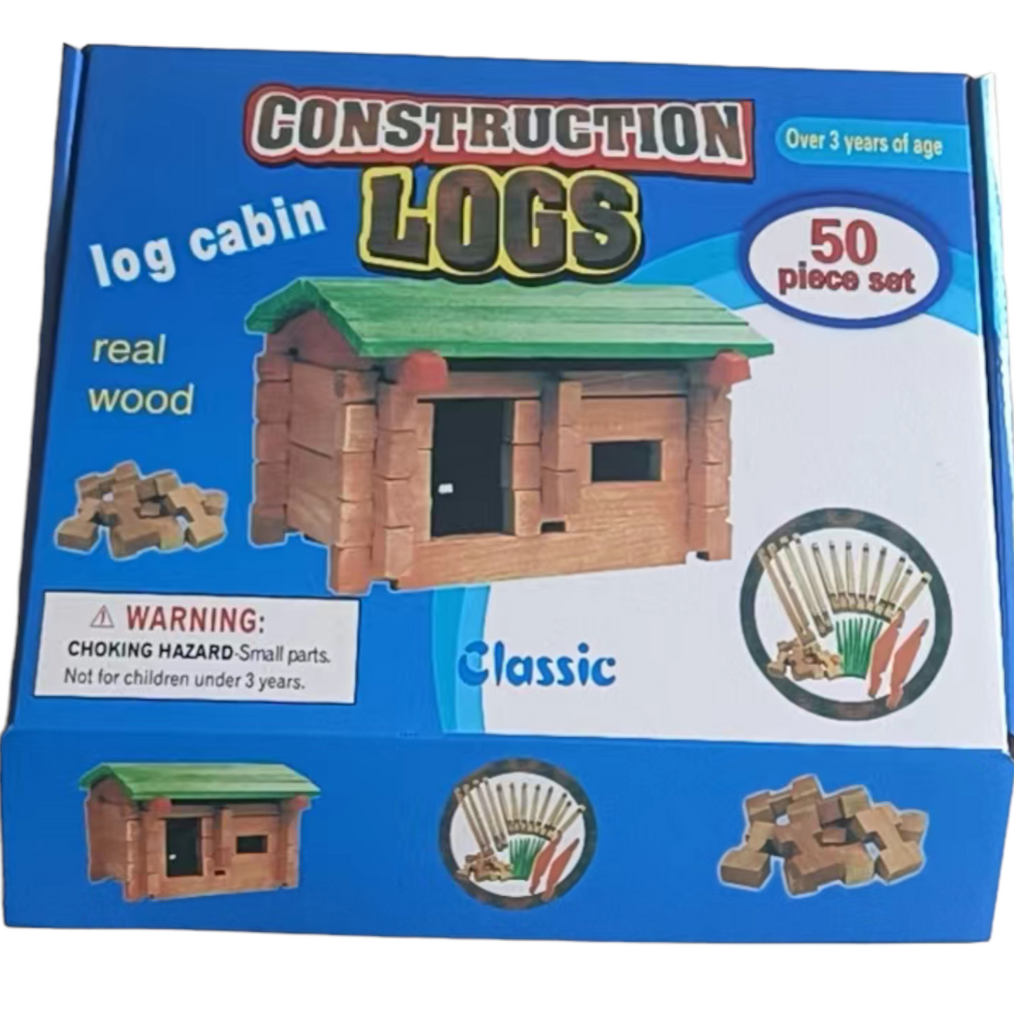 Wooden House Buidling Logs Cabin - HAPPY GUMNUT