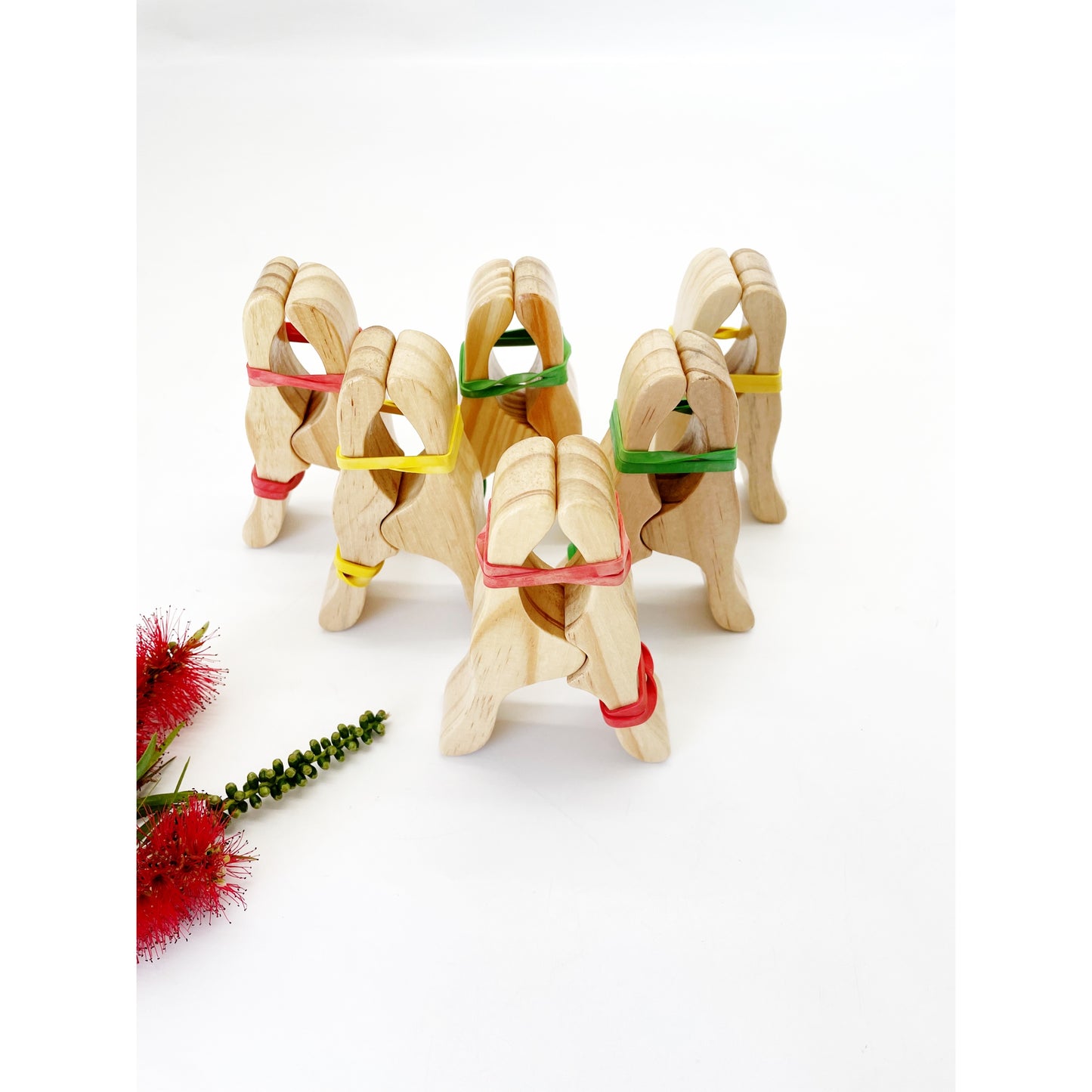 Silks Play Wood Clips Pegs - HAPPY GUMNUT