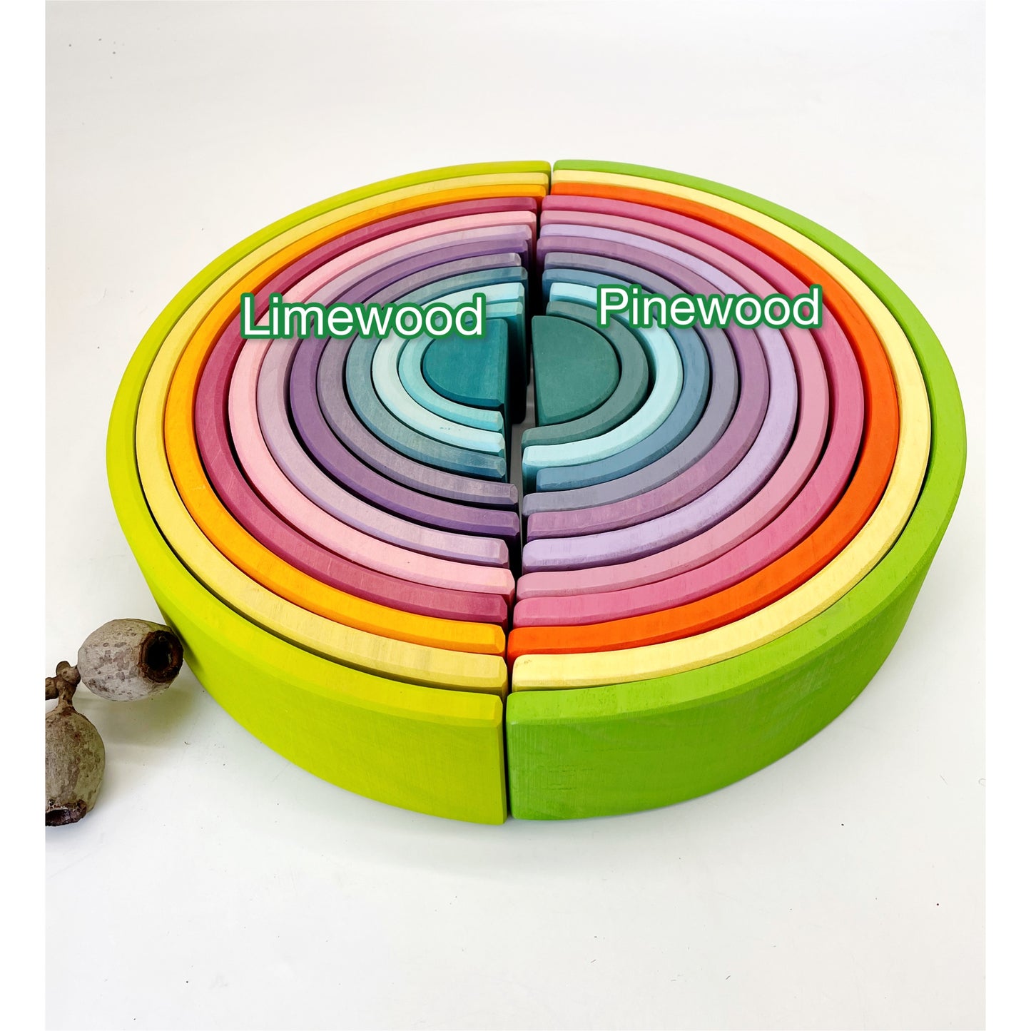 Premium Pastel Rainbow Stacker - HAPPY GUMNUT