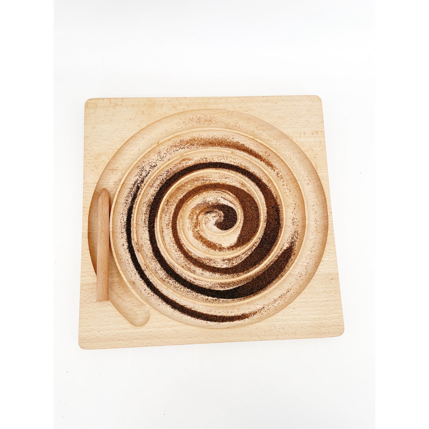 Wooden Pre-Writing Spiral Tracing Board - HAPPY GUMNUT