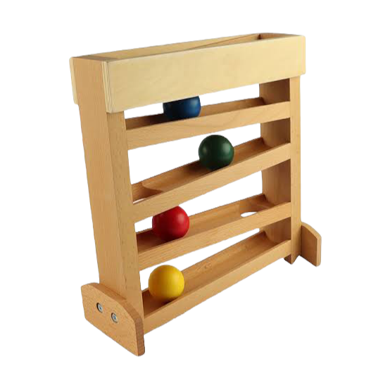 Montessori Ball Tracker Toy Rack - HAPPY GUMNUT