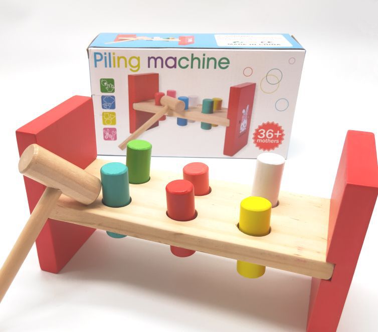 Wooden Pounding Bench Toy - HAPPY GUMNUT