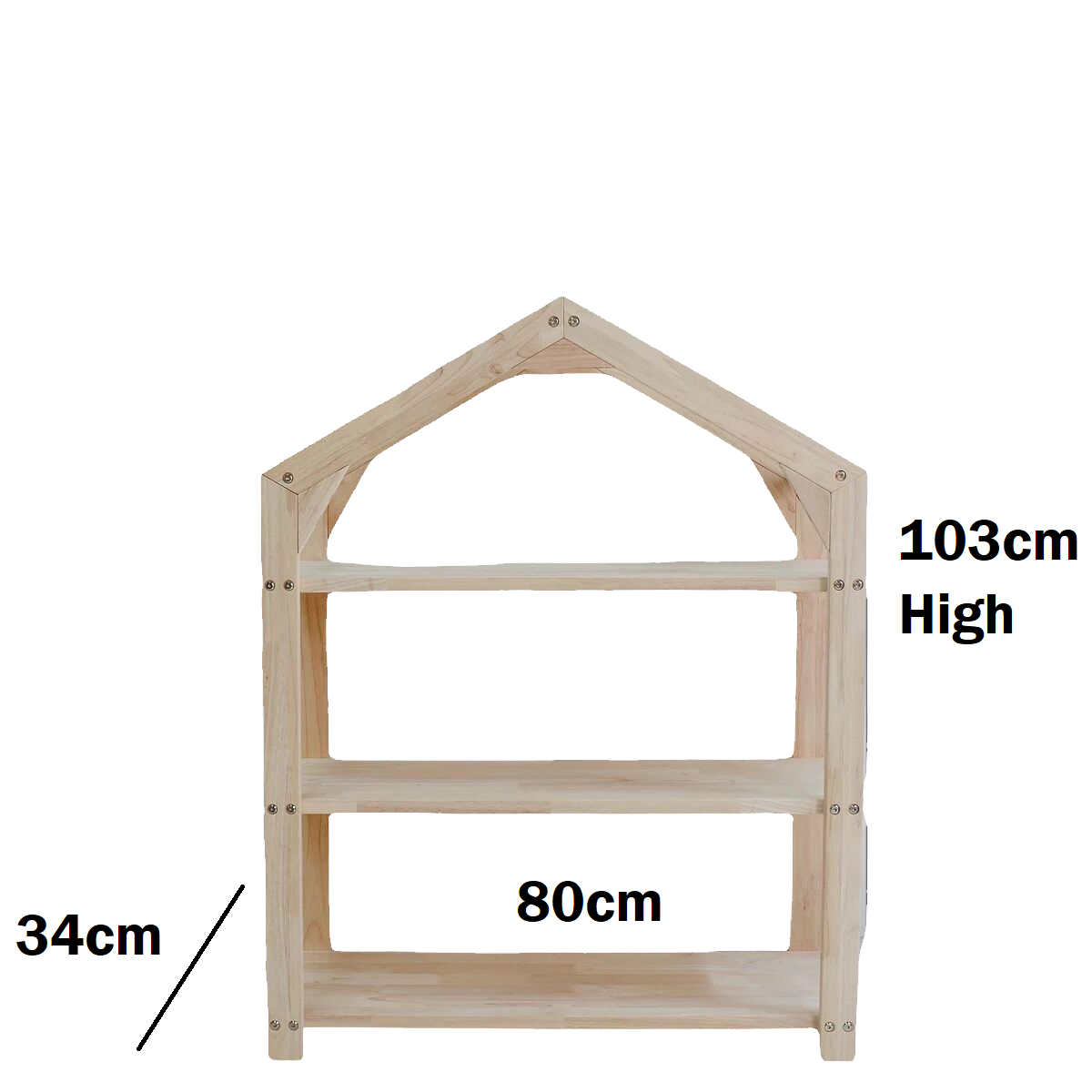 Montessori House Book Shelf Cabinet - HAPPY GUMNUT