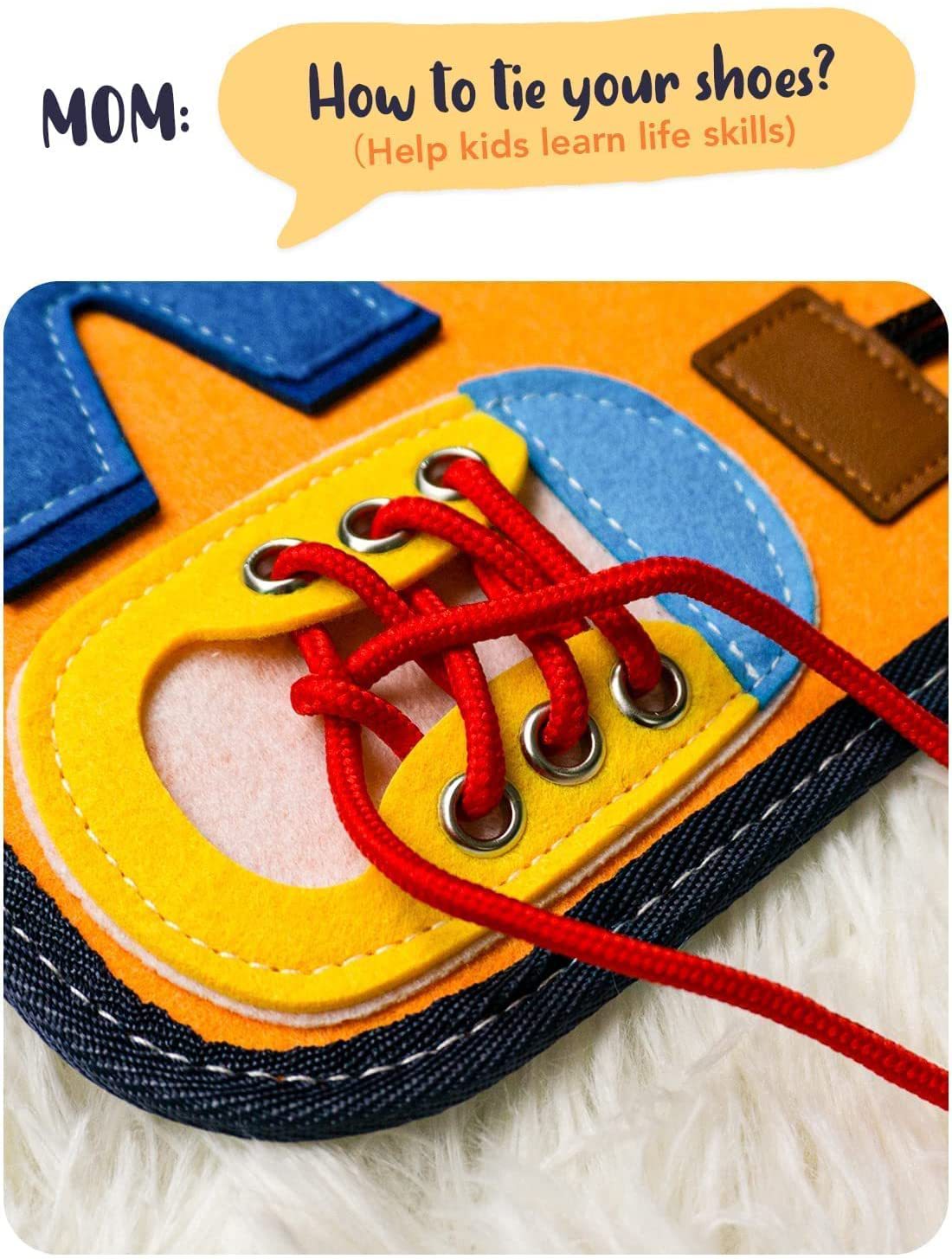 Montessori Portable Busy Board Travel Case Carry on Activities Solar System Learning - HAPPY GUMNUT