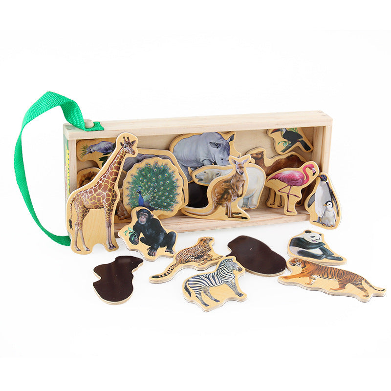 Jungle Animal Magnets in a Box of 20 - HAPPY GUMNUT