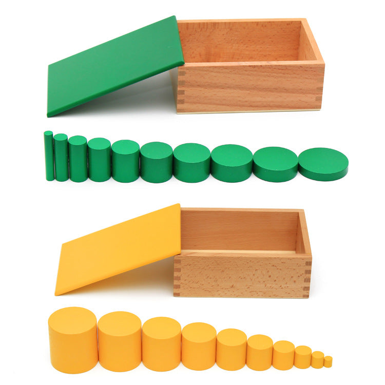 Large Montessori Knobless Cylinders Set - HAPPY GUMNUT