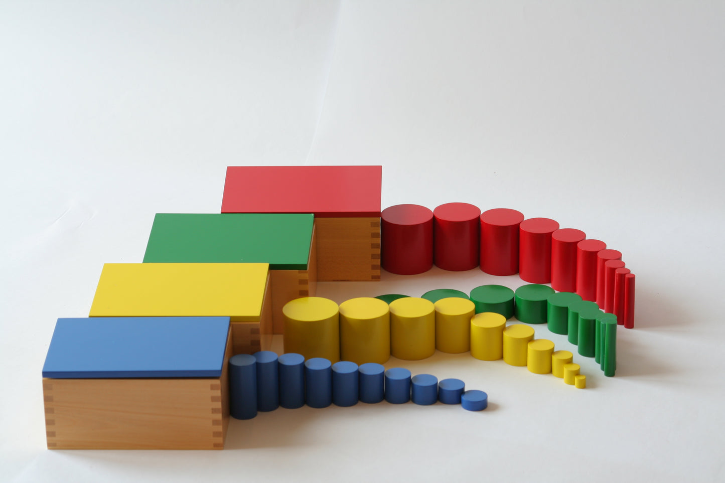 Large Montessori Knobless Cylinders Set - HAPPY GUMNUT