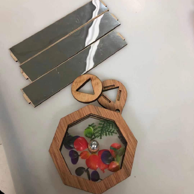 Wooden DIY Kids Kaleidoscope Personal Rotating Toddler Educational Toys - HAPPY GUMNUT