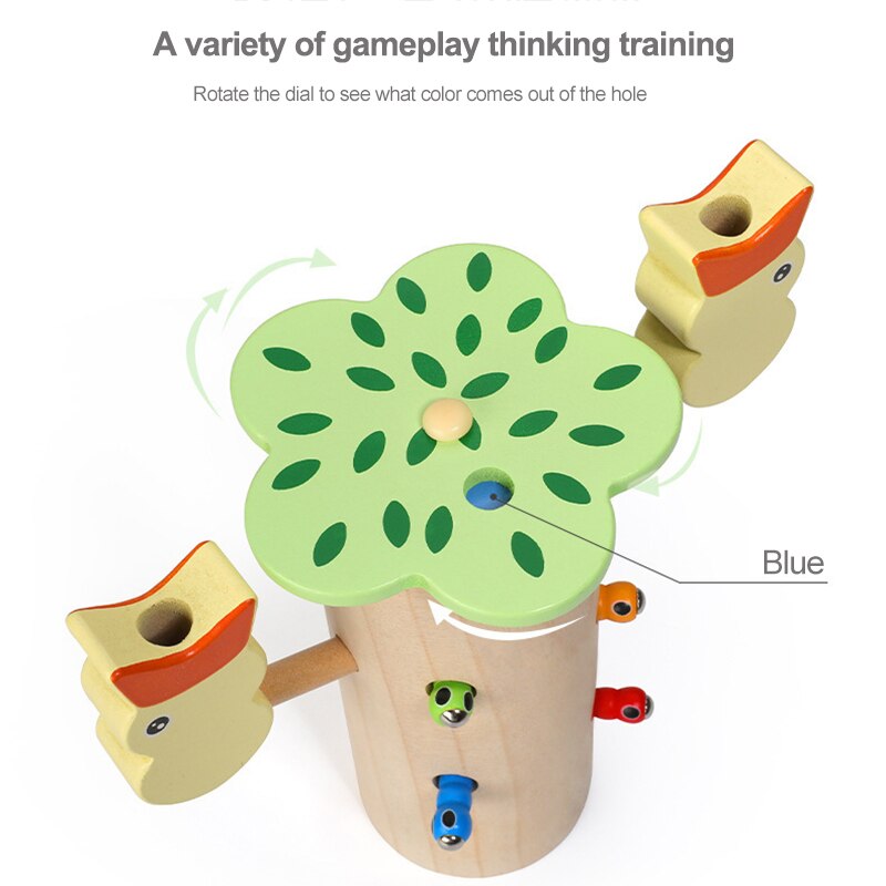 Woodpecker Worm Catching Game B - HAPPY GUMNUT