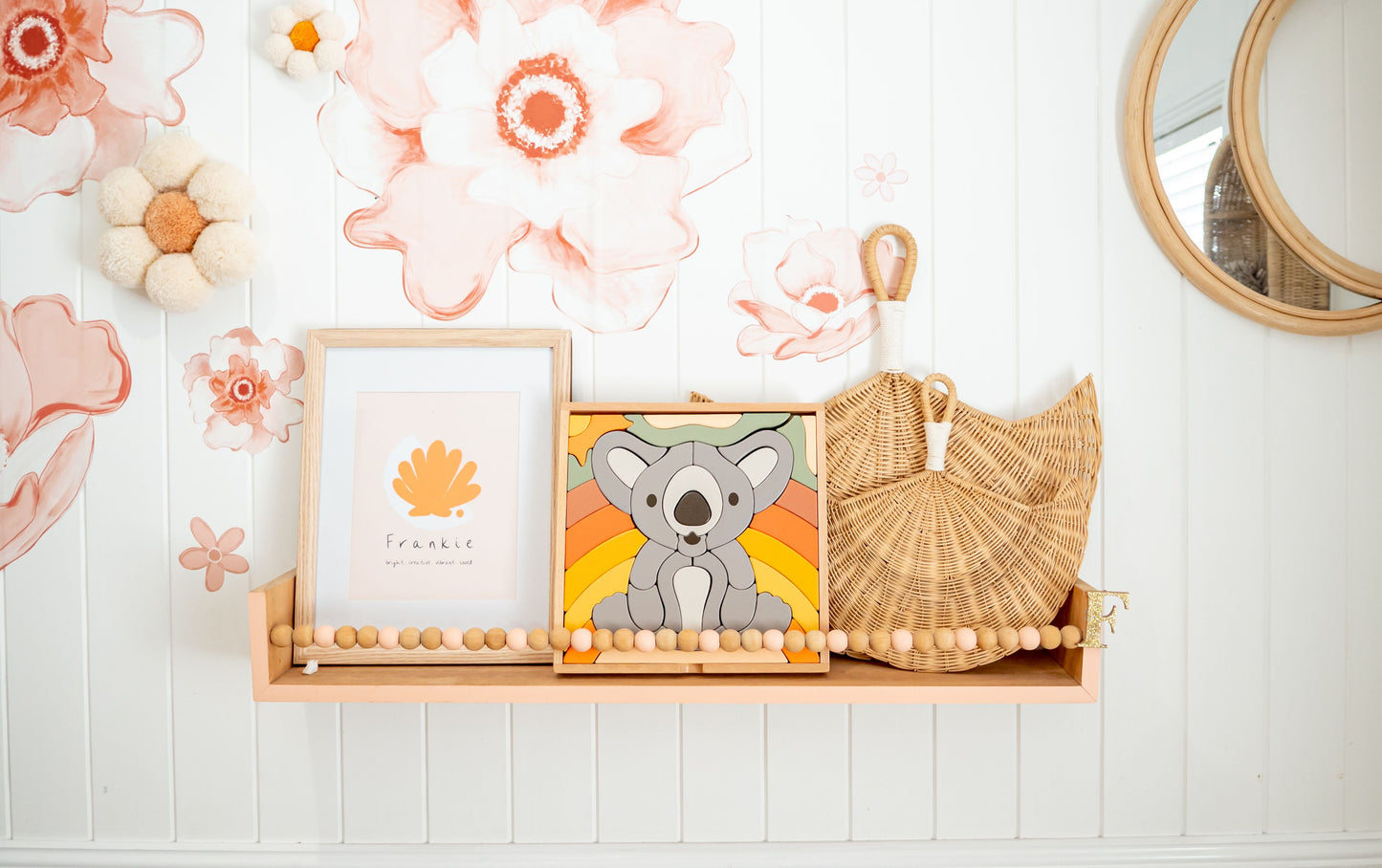 Kirra the Koala Abstract Building Block Puzzle / Home Decor Display - HAPPY GUMNUT
