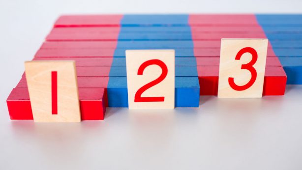 Large Montessori Red and Blue Counting Rods - HAPPY GUMNUT