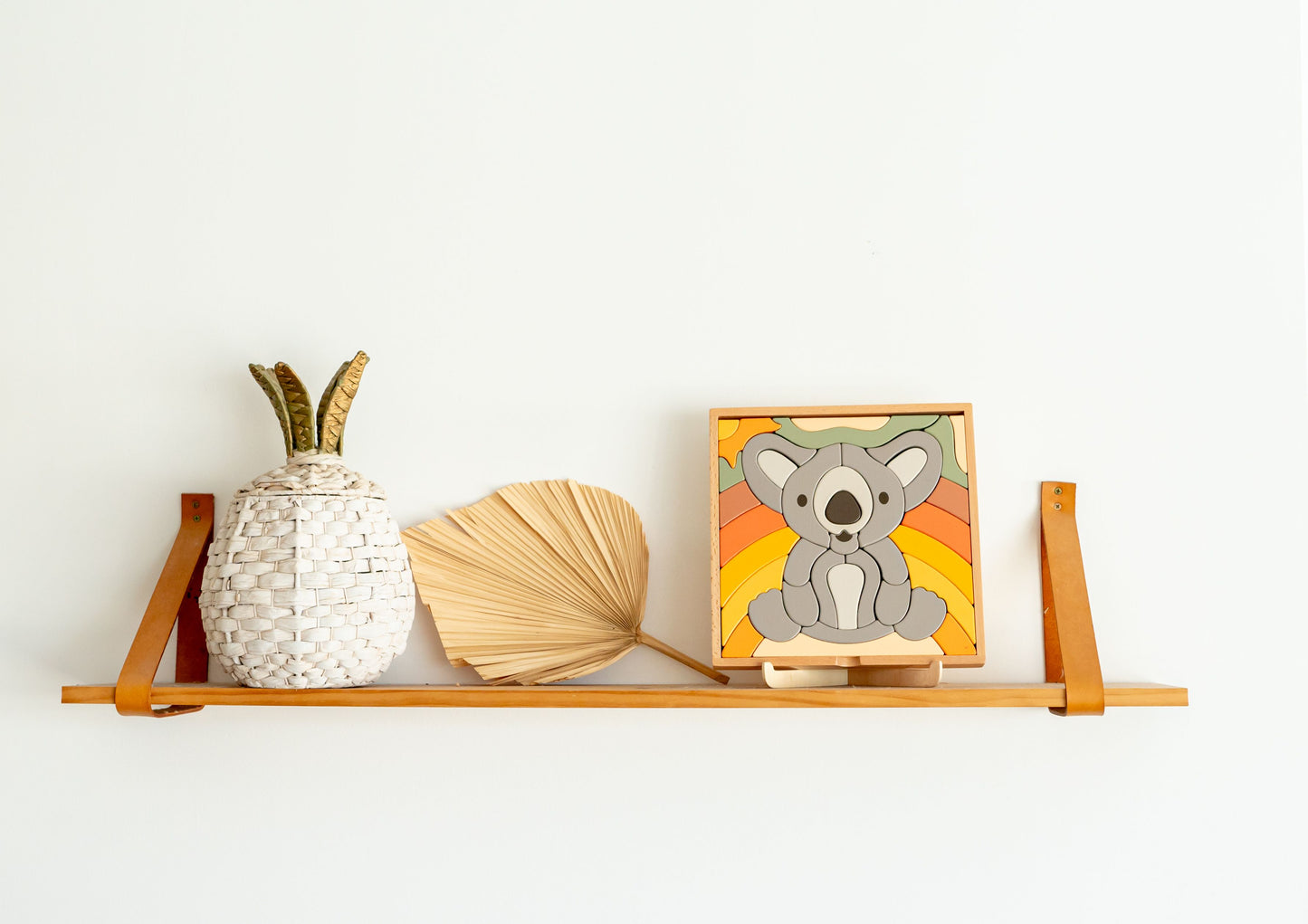 Kirra the Koala Abstract Building Block Puzzle / Home Decor Display - HAPPY GUMNUT