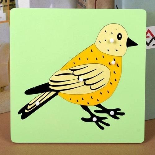 Montessori Wooden Educational Animal Puzzles Turtle Bird Frog Horse Fish Rooster Ladybug Butterfly Bundle - HAPPY GUMNUT