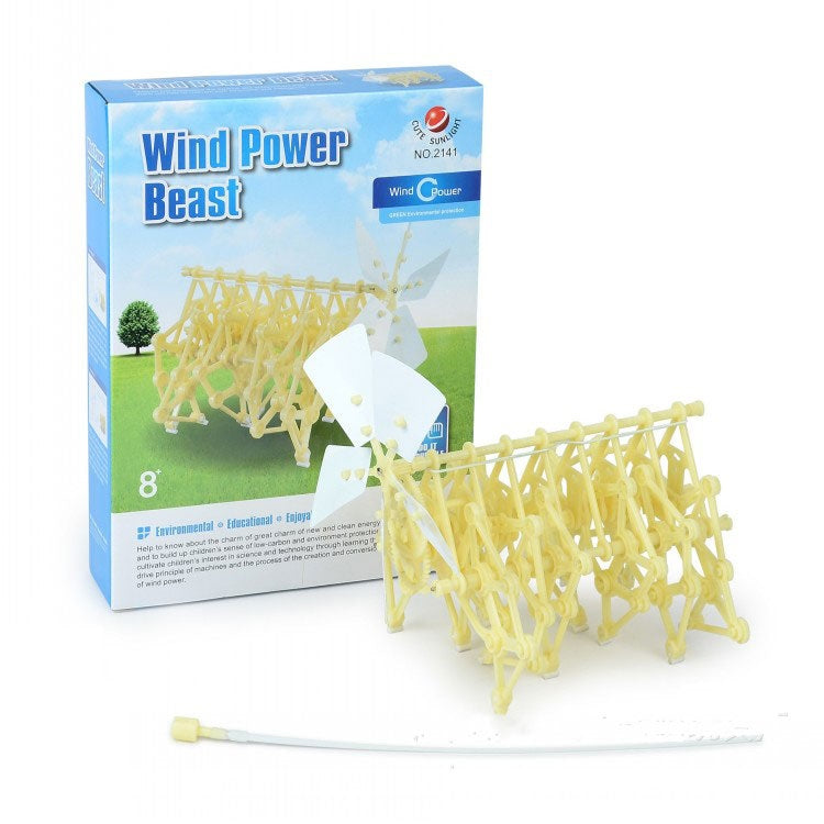 Theo Jansen Wind Power Moving Wind Walking Machine Crawler DIY - HAPPY GUMNUT