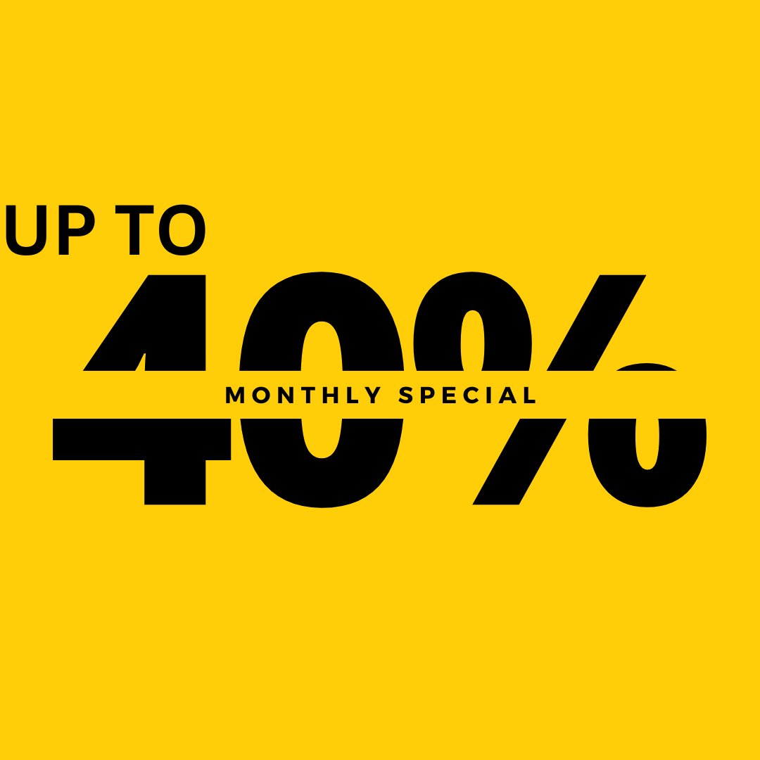 This Months Specials! Don't Miss Out !