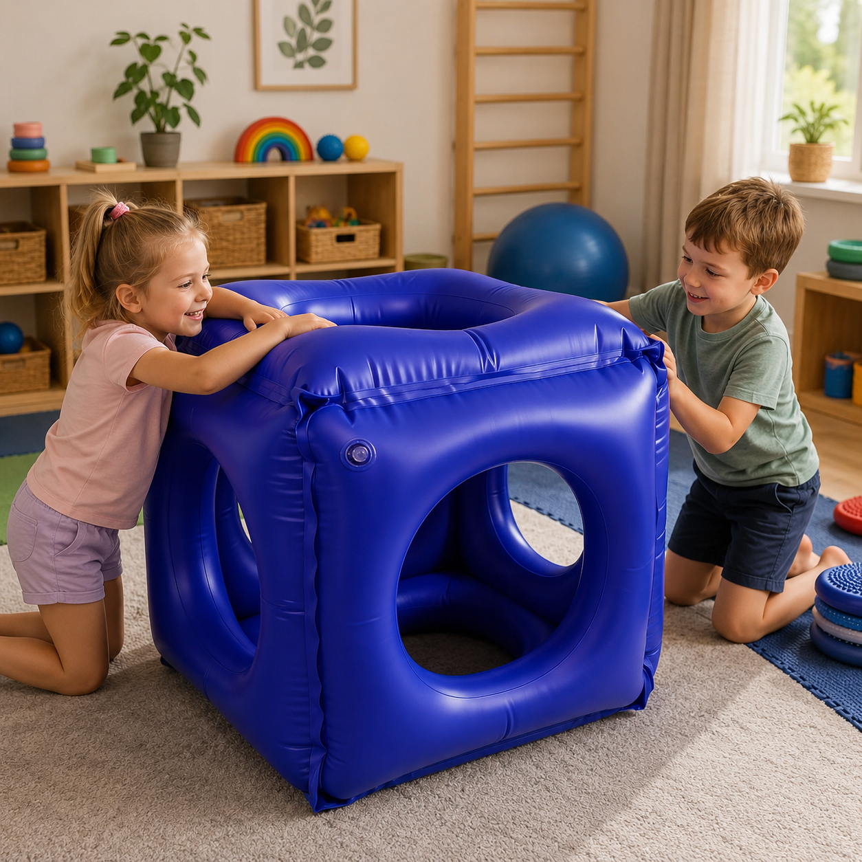 Drill Hole Box ASD Sensory Deep Pressure Cuddle Sensory Box Calm Corner Childcare OT Supplies
