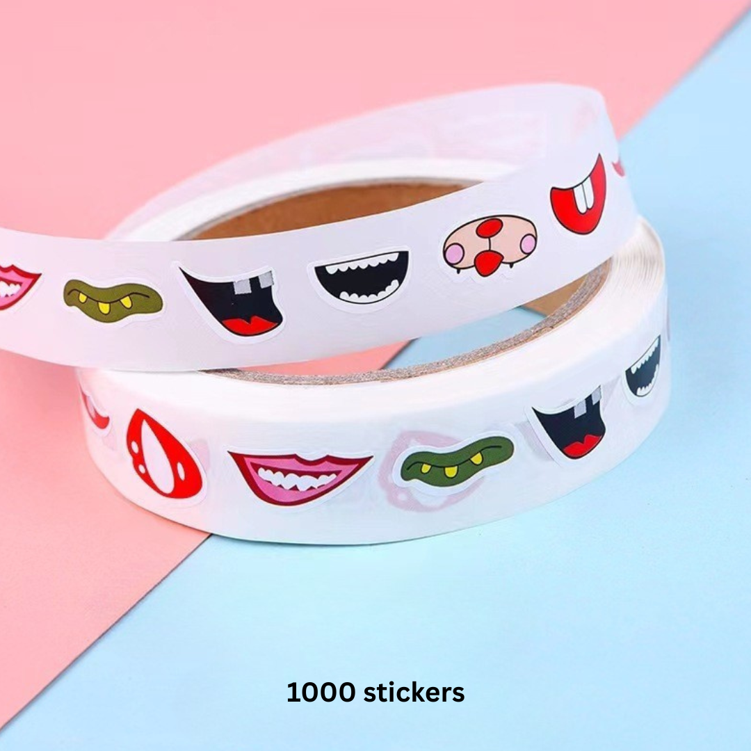 Googly Eyes Adhesive Pack 1000 Tape Roll