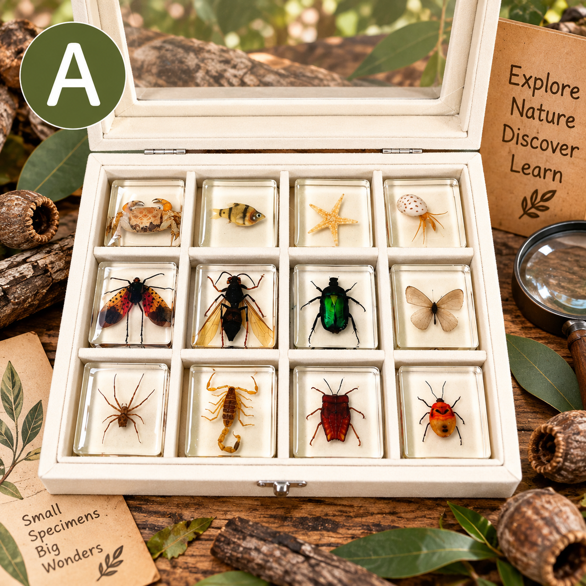 12 Animal Specimen Resin Epoxy Gift Set - HAPPY GUMNUT