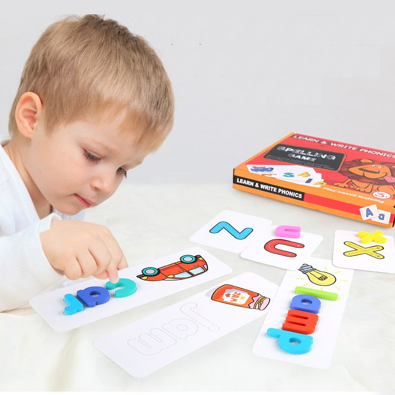 Learn to Write alphabet Phonics With Flash Cards - HAPPY GUMNUT