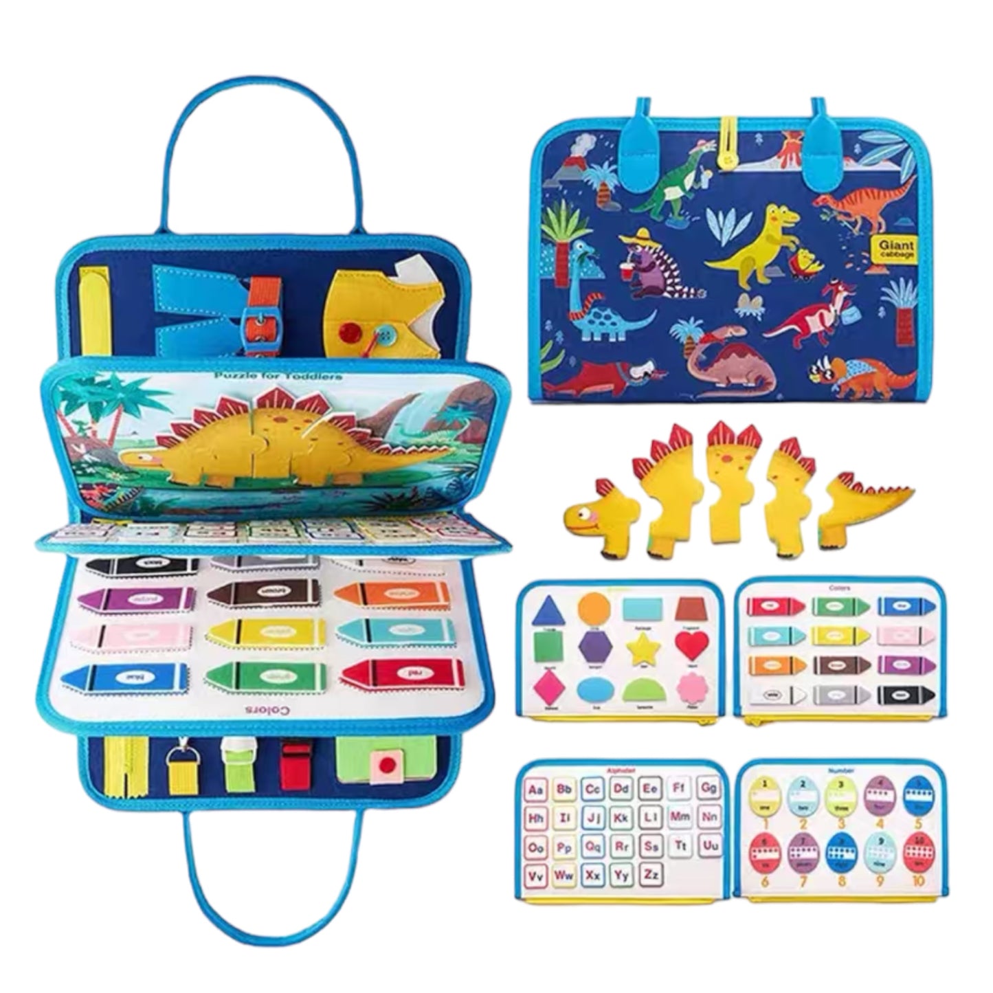 Montessori inspired Felt Busy Book Activity Busyboard Quiet Book