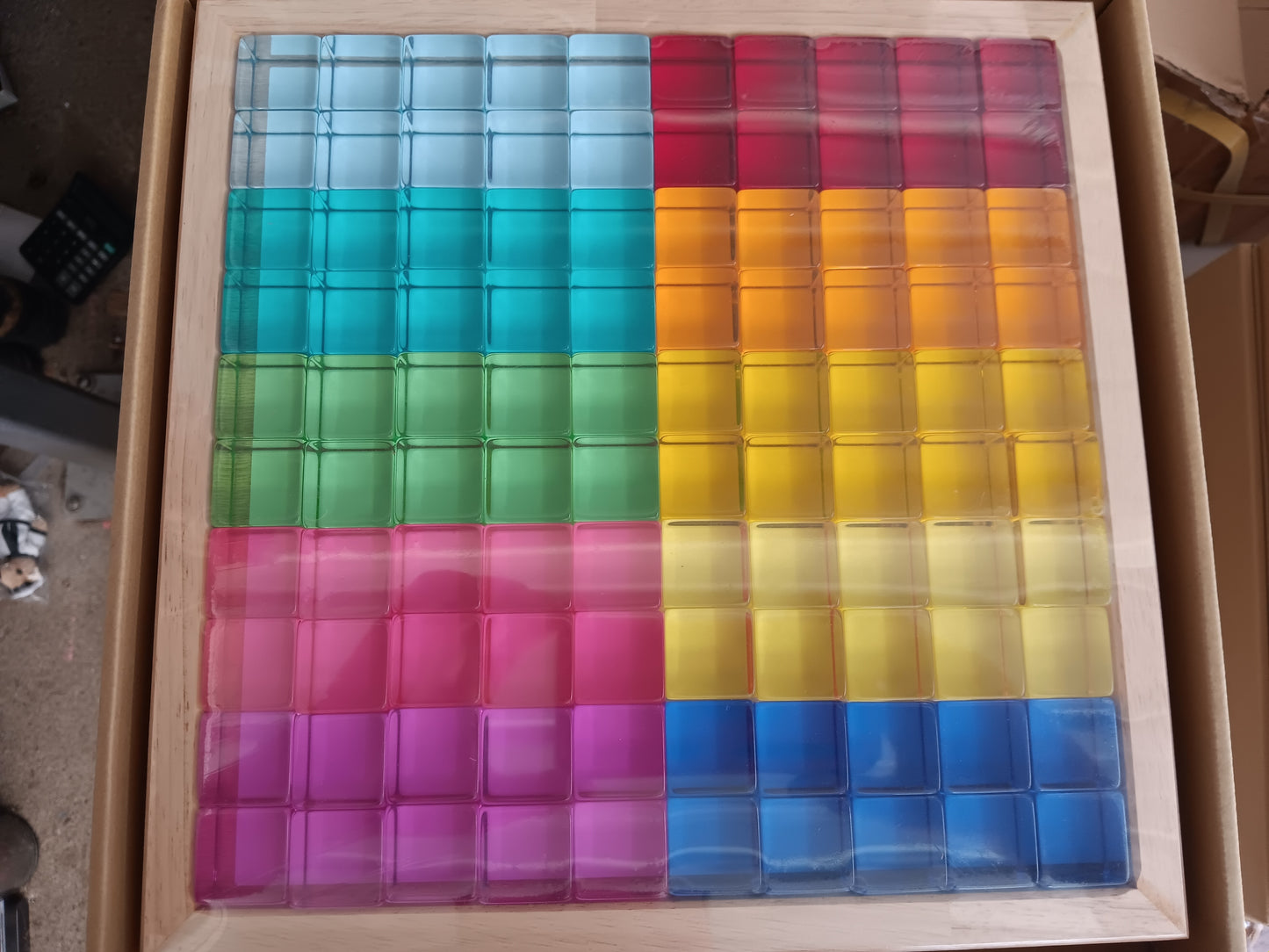 Ultra Bright Lucite Cubics Blocks Translucent Acrylic Epoxy Cubes CLEAR VERSION