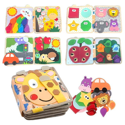 Portable Felt Activity Learning Book - HAPPY GUMNUT
